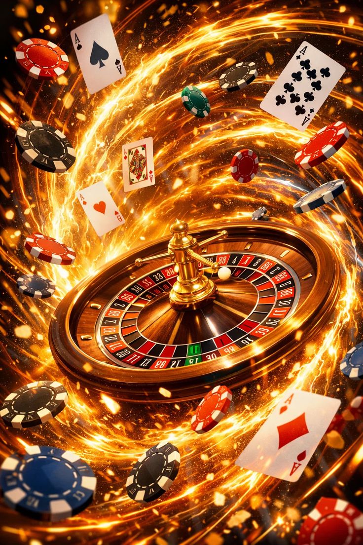 Sports and casino dashboard with dark feature cards
